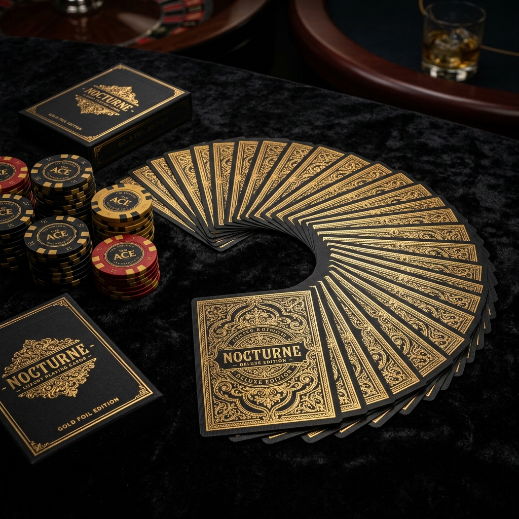 Gold Foil Playing Cards